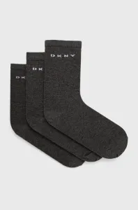 Ponožky Dkny dámske, šedá farba #170393