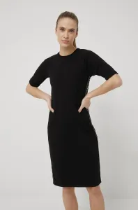Šaty Dkny čierna farba, mini, priliehavá #212225