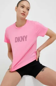 Tričko Dkny dámsky, ružová farba