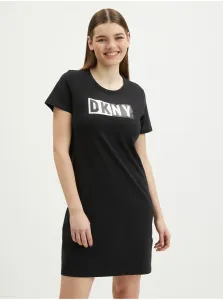 Čierne dámske šaty DKNY Two Tone #6387042