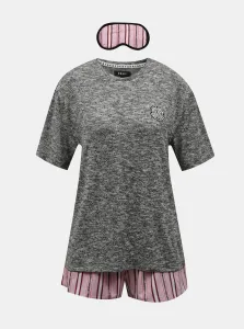 Pyžamká pre ženy DKNY - sivá, ružová #5582728