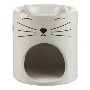 Aromalampa ušatá mačka - čierna, biela Farba: bielá #2487025