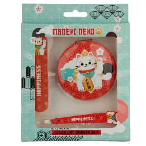 Kozmetická sada s mačkou pre šťastie Maneki Neko #2487792