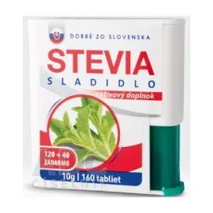 DOBRÉ ZO SLOVENSKA Stevia 120 + 40 tabliet ZADARMO