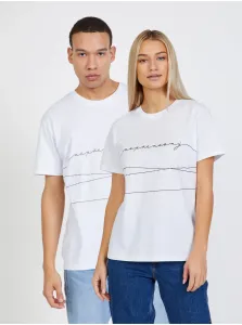 Biele unisex tričko Dobro. Destigmatizace HIV DOBRO