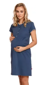 Pyžamové tričko pre tehotné a dojčiace matky Doctor Nap TCB.4242 Tmavomodrá S