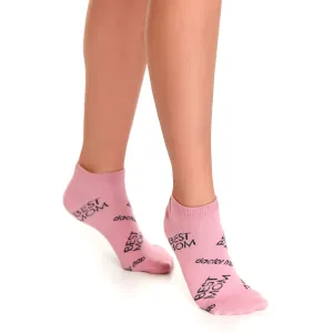 Dámske ponožky Doctor Nap SOC.2201 Ružová 38-41
