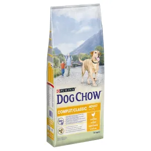 PURINA Dog Chow Complet/Classic s kuracím - 2 x 14 kg