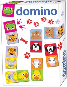 Dohány domino pre deti Zvieratká 28 ks 637