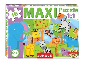 Dohány baby puzzle pre deti Maxi Džungľa 16 dielikov 640-2