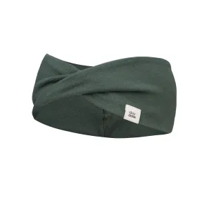 Cotton DOKE headband with olive crossing