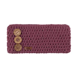 Crochet DOKE merino headband b nature lilac