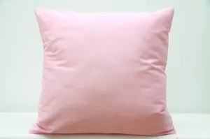 Svetlo ružové obliečky na vankúš na dekoráciu 40x 40 cm