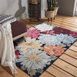 Očarujúci koberec s kvetinovým vzorom #2875750
