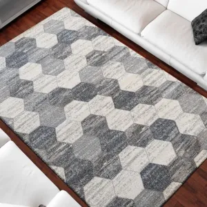 Štýlový koberec do každej izby v sivej farbe