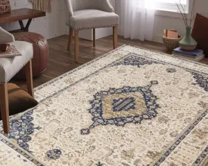Vintage viacfarebný koberec
