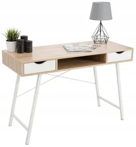 Škandinávsky kancelársky stôl LOFT so zásuvkami #7441610