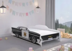 Exkluzívna detská posteľ pre mladého šerifa 140 x 70 cm
