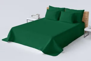Kvalitný prehoz na posteľ zelenej farby Šírka: 200 cm | Dĺžka: 220 cm