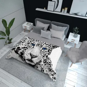 Prehoz na posteľ s motívom leoparda Šírka: 170 cm | Dĺžka: 210 cm