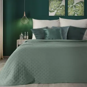 Zelený jednofarebný prehoz na posteľ Šírka: 170 cm | Dĺžka: 210 cm