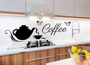 Nálepka na stenu do kuchyne pre milovníkov kávy #6146230