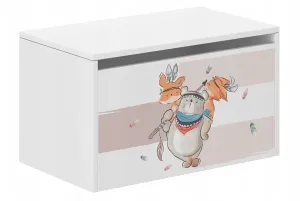 Detský úložný box so zvieratkami 40x40x69 cm #2877601