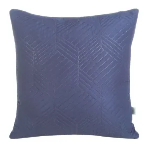 Krásna modro fialová obliečka na vankúš s prešívaním 40 x 40 cm