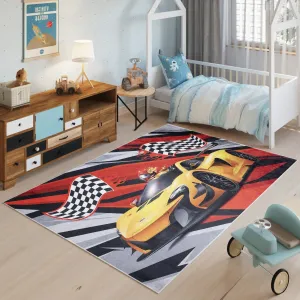Detský koberec s motívom pretekárskeho auta #8514970