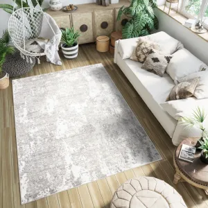 Dizajnový koberec s abstraktným vzorom v krémovej farbe #8583247