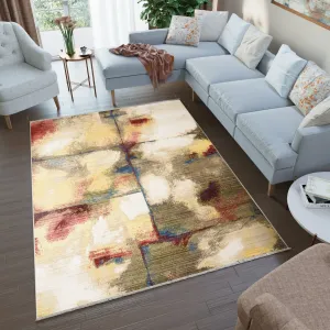 Originálny koberec s abstraktným vzorom do obývačky #8607296