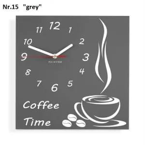 Coffee Time nástenné kuchynské hodiny #9067051