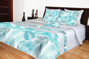 Prikrývka na posteľ sivej farby Šírka: 220 cm | Dĺžka: 240 cm