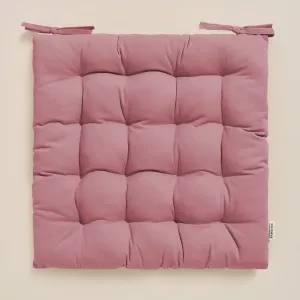 Podsedák ružovej farby CARMEN 40x40 cm