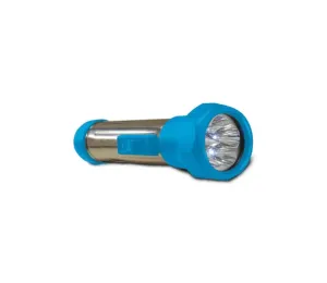 LED Svietidlo BATERKA LED/0,4W/2xD modrá