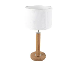 7017400511546 - Stolná lampa BENITA 1xE27/60W/230V dub