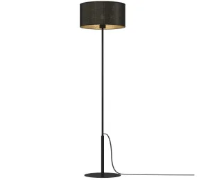 Stojacia lampa LOFT SHADE 1xE27/60W/230V čierna/zlatá