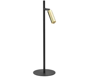 LED Stolná lampa LAGOS 1xG9/6W/230V 4000K čierna/zlatá