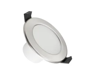 LED Kúpeľňové podhľadové svietidlo LED/7W/230V 4000K strieborná IP44 #3877593