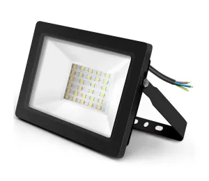B.V.  - LED Reflektor LED/20W/230V 6400K IP65 čierna