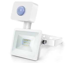 B.V.  - LED Reflektor so senzorom LED/10W/230V 4000K IP65 biela