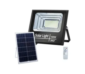B.V.  - LED Stmievateľný solárny reflektor LED/100W/3,2V IP67 + DO