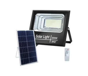 B.V.  - LED Stmievateľný solárny reflektor LED/200W/3,2V IP67 + DO