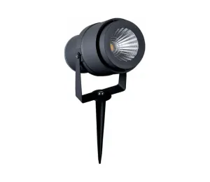LED Vonkajšia lampa LED/12W/100-240V IP65 3000K šedá