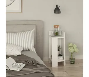 Nočný stolík ELOS 60x25 cm biela