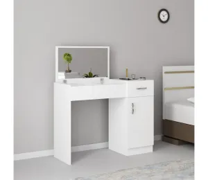 Toaletný stolík INCI 108,8x74,2 cm biela