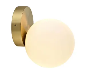 146014 - LED Kúpeľňové nástenné svietidlo ARIA 1xG9/5W/230V IP44 zlatá