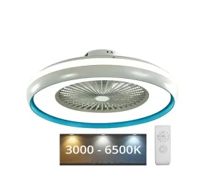 LED Stropné svietidlo s látorom LED/45W/230V 3000/4000/6500K modrá