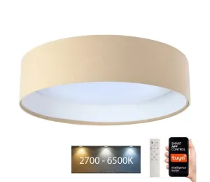 LED Stropné svietidlo SMART GALAXY LED/36W/230V Wi-Fi Tuya béžová/biela + DO