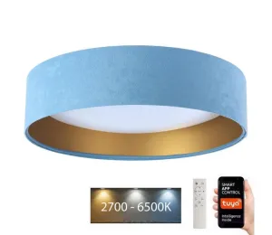 LED Stropné svietidlo SMART GALAXY LED/36W/230V Wi-Fi Tuya modrá/zlatá + DO